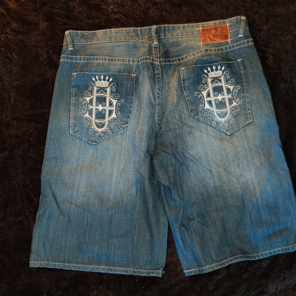 Ecko Unltd Men's size 42 Blue Denim Jean Shorts